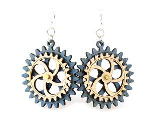 Kinetic Gear Earrings 5002E